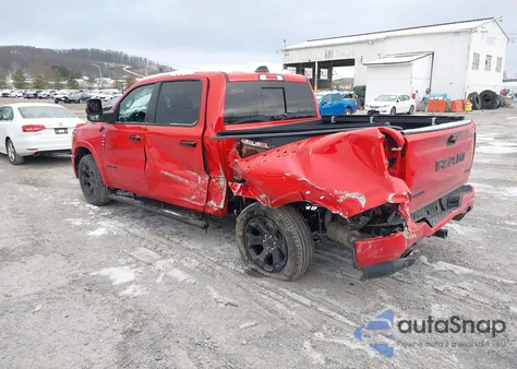 2025 Ram 1500 из США, поврежденный, VIN 1C6SRFFP0SN590316